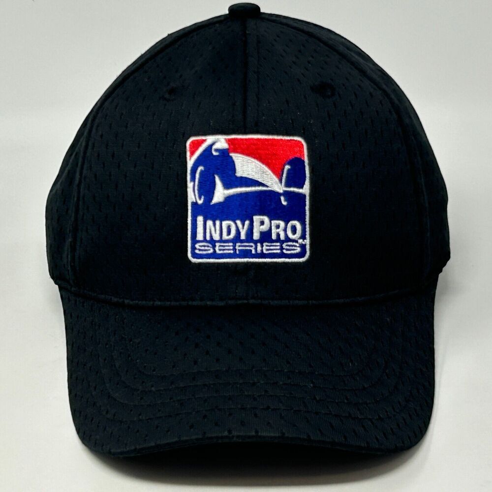 Indy Pro Series Hat Baseball Cap Black IndyCar Motorsports Auto Racing Strapback